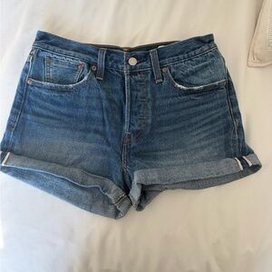 Levi's Women's Blue Jean Shorts